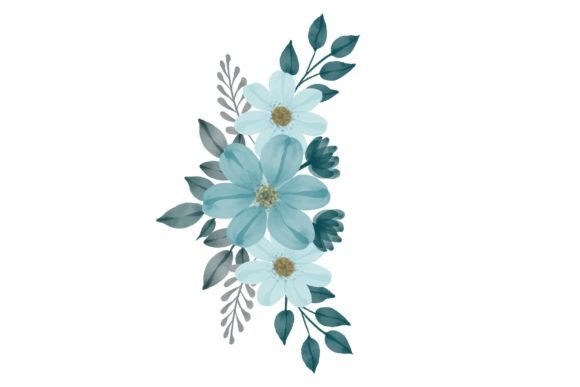 Arrangement of Pastel Color Floral Frame