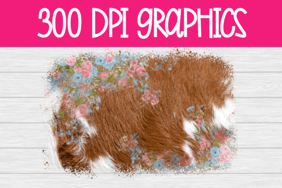 Evaluating the Floral Cowhide Grunge Background as a Creative Asset