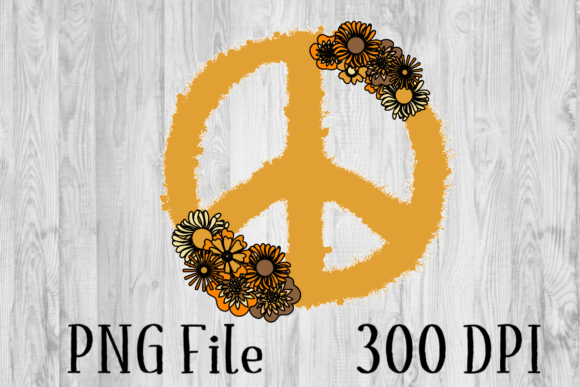 Yellow Floral Peace Sign: Fresh Ideas for Makers
